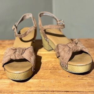 Brown Wedge Sandals